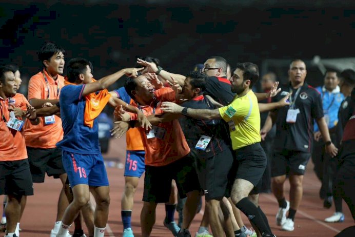 บอลไทยแจ้งบทลงโทษเหตุความวุ่นวายนัดชิงซีเกมส์